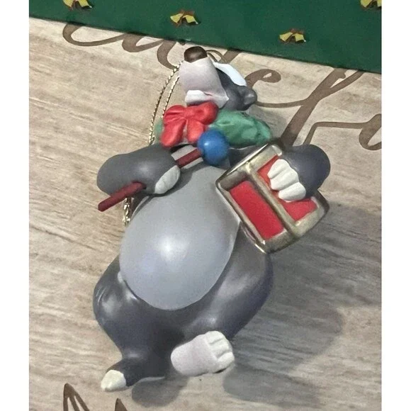 Disney Character Porcelain Treasures Grolier Baloo Jungle Book Hanging Ornament - Picture 8 of 12